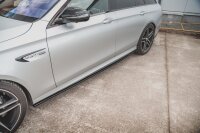 Maxton Design Side skirts extension extension black gloss - Mercedes E63 AMG Estate/Limosine S213/W213