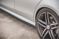 Maxton Design Side skirts extension extension black gloss - Mercedes E63 AMG Estate/Limosine S213/W213