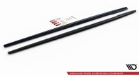 Maxton Design Side skirts extension extension black gloss - Mercedes E63 AMG Estate/Limosine S213/W213