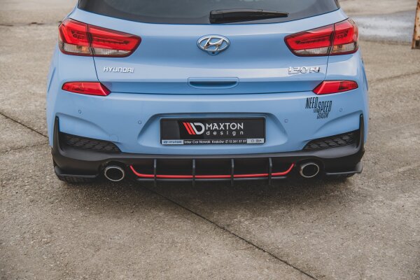 Maxton Design Robuste Racing Heckschürze V.2 - Hyundai i30 N MK3 Hatchback