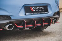 Maxton Design Racing Rear bumper V.2 - Hyundai i30 N MK3 Hatchback