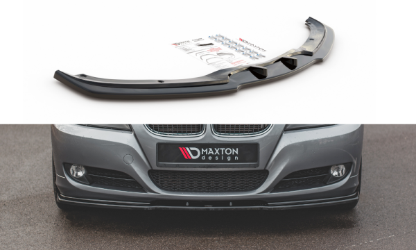 Maxton Design Front extension V.2 black gloss - BMW 3 Series E90/E91 Facelift