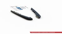 Maxton Design Heckansatz Flaps Diffusor schwarz Hochglanz - BMW 3er E91 Facelift