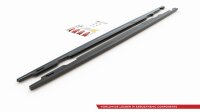 Maxton Design Side skirts extension extension black gloss - BMW 3 Series E90/E91 Facelift