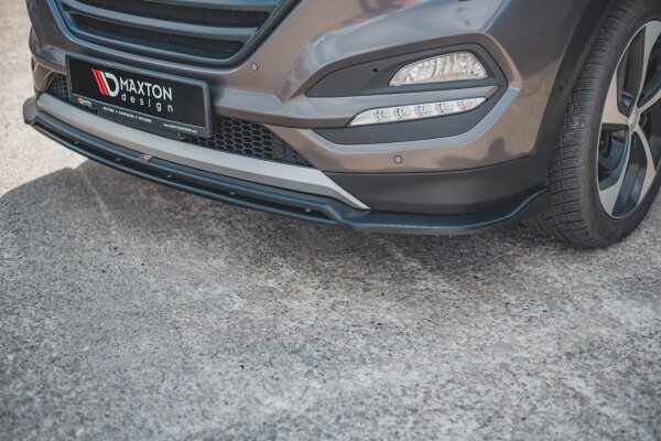 Maxton Design Front extension black gloss - Hyundai Tucson MK3