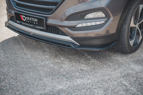 Maxton Design Frontansatz schwarz Hochglanz - Hyundai Tucson MK3