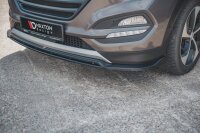 Maxton Design Frontansatz schwarz Hochglanz - Hyundai Tucson MK3