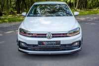 Maxton Design Front extension V.3 black gloss - VW Polo GTI MK6