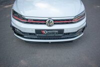 Maxton Design Front extension V.4 black gloss - VW Polo GTI MK6