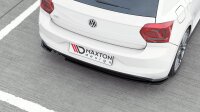 Maxton Design Heckansatz Flaps Diffusor V.2 schwarz Hochglanz - VW Polo GTI MK6