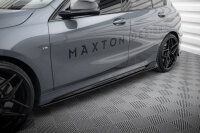 Maxton Design Side skirts extension extension V.3 black gloss - BMW 1 Series F40 M-Package/ M135i