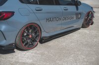 Maxton Design Side skirts extension extension V.3 black gloss - BMW 1 Series F40 M-Package/ M135i