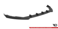 Maxton Design Racing Front extension for passend + Flaps black gloss - Ford Focus ST / ST-Line MK4