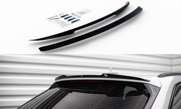 Maxton Design Spoiler Cap black gloss - Audi A6 S-Line / S6 C8 Avant