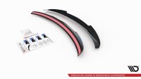 Maxton Design Spoiler Cap black gloss - Audi A6 S-Line / S6 C8 Avant