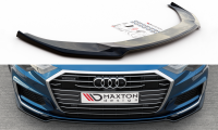 Maxton Design Front extension V.1 black gloss - Audi A6...