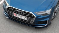 Maxton Design Front extension V.1 black gloss - Audi A6 S-Line / S6 C8