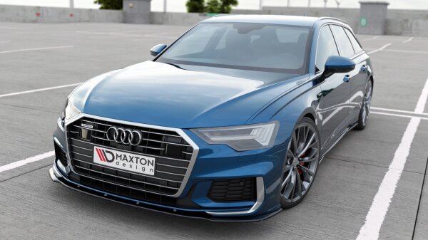 Maxton Design Frontansatz V.2 schwarz Hochglanz - Audi A6 S-Line / S6 C8