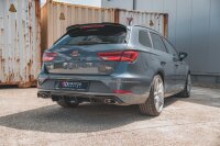 Maxton Design Diffuser rear extension V.2 - Seat Leon Cupra ST MK3 FL