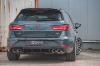 Maxton Design Diffuser rear extension V.3 - Seat Leon Cupra ST MK3 FL