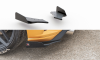 Maxton Design Robuste Racing Heckansatz Flaps Diffusor + Flaps schwarz Hochglanz - Ford Focus ST MK4