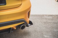 Maxton Design Racing Rear extension Flaps diffuser + Flaps black gloss - Ford Focus ST MK4