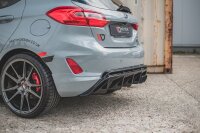 Maxton Design Diffuser rear extension V.2 black gloss - Ford Fiesta MK8 ST