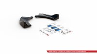 Maxton Design Rear extension Flaps diffuser V.2 black gloss - Ford Fiesta MK8 ST