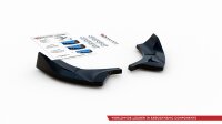 Maxton Design Rear extension Flaps diffuser V.2 black gloss - Ford Fiesta MK8 ST