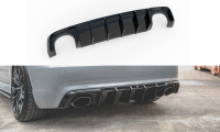 Maxton Design Diffuser rear extension black gloss - Audi...