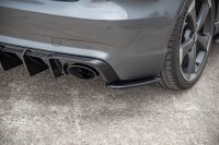 Maxton Design Rear extension Flaps diffuser V.2 black gloss - Audi RS3 8V Sportback