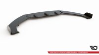 Maxton Design Racing Front extension for passend + Flaps black gloss - Audi RS3 8V Sportback