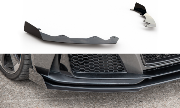 Maxton Design Flaps schwarz Hochglanz - Audi RS3 8V Sportback