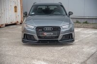 Maxton Design Flaps black gloss - Audi RS3 8V Sportback