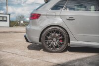 Maxton Design Robuste Racing Heckansatz Flaps Diffusor - Audi RS3 8V Sportback