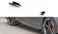 Maxton Design Side Flaps schwarz Hochglanz - Audi RS3 8V...