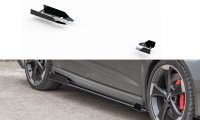 Maxton Design Side Flaps schwarz Hochglanz - Audi RS3 8V...