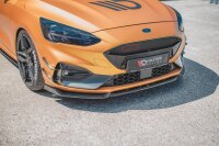 Maxton Design Frontansatz V.7 schwarz Hochglanz - Ford Focus ST / ST-Line MK4