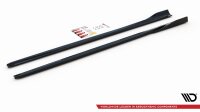 Maxton Design Side skirts extension extension V.4 black gloss - Ford Focus ST / ST-Line MK4