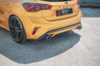 Maxton Design Rear extension Flaps diffuser V.2 black gloss - Ford Focus ST MK4