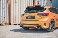 Maxton Design Rear extension Flaps diffuser V.2 black gloss - Ford Focus ST MK4