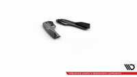 Maxton Design Rear extension Flaps diffuser V.3 black gloss - Ford Focus ST MK4