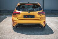 Maxton Design Rear extension Flaps diffuser V.3 black gloss - Ford Focus ST MK4