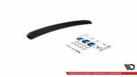 Maxton Design Middle diffuser rear extension black gloss - Audi S4 / A4 S-Line B8 Limosine