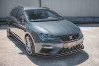 Maxton Design Frontansatz V.4 schwarz Hochglanz - Seat Leon Cupra / FR MK3 FL