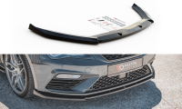 Maxton Design Front extension V.6 black gloss - Seat Leon...