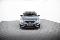 Maxton Design Frontansatz V.6 schwarz Hochglanz - Seat Leon Cupra / FR MK3 FL