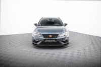 Maxton Design Frontansatz V.7 schwarz Hochglanz - Seat Leon Cupra / FR MK3 FL
