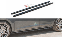 Maxton Design Side skirts extension extension V.5 black...