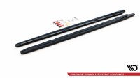 Maxton Design Side skirts extension extension V.5 black gloss - Seat Leon Cupra / FR MK3 FL